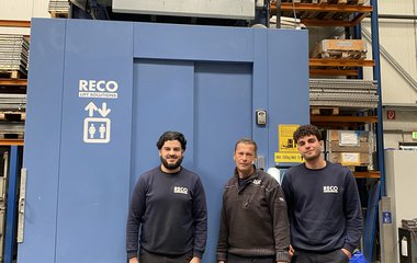 Nourdin en Sercey lopen stage bij RECO Lift Solutions